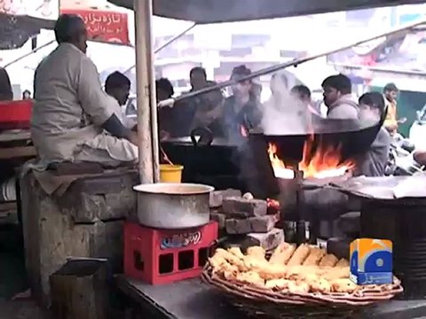 Geo Reports-Rain in Lahore-17 Jan 2013