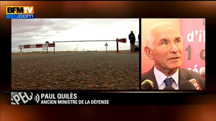 Paul Quilès ne croit pas à bombardement du site gazier