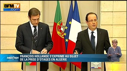 Algérie : "le mieux est de n’en dire que le moins" (Hollande) 16/01