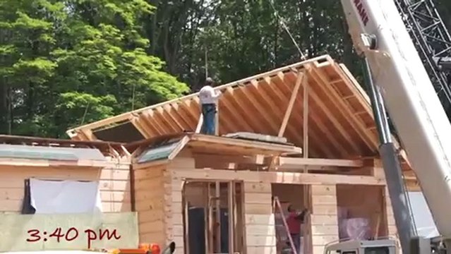 Log Cabin Build Day- Waynesville, NC- BUILD-iSODE 10