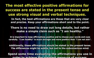 Create Effective Positive Affirmations for Success