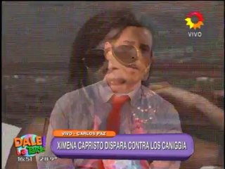 Pronto.com.ar Capristo enojada con los Caniggia