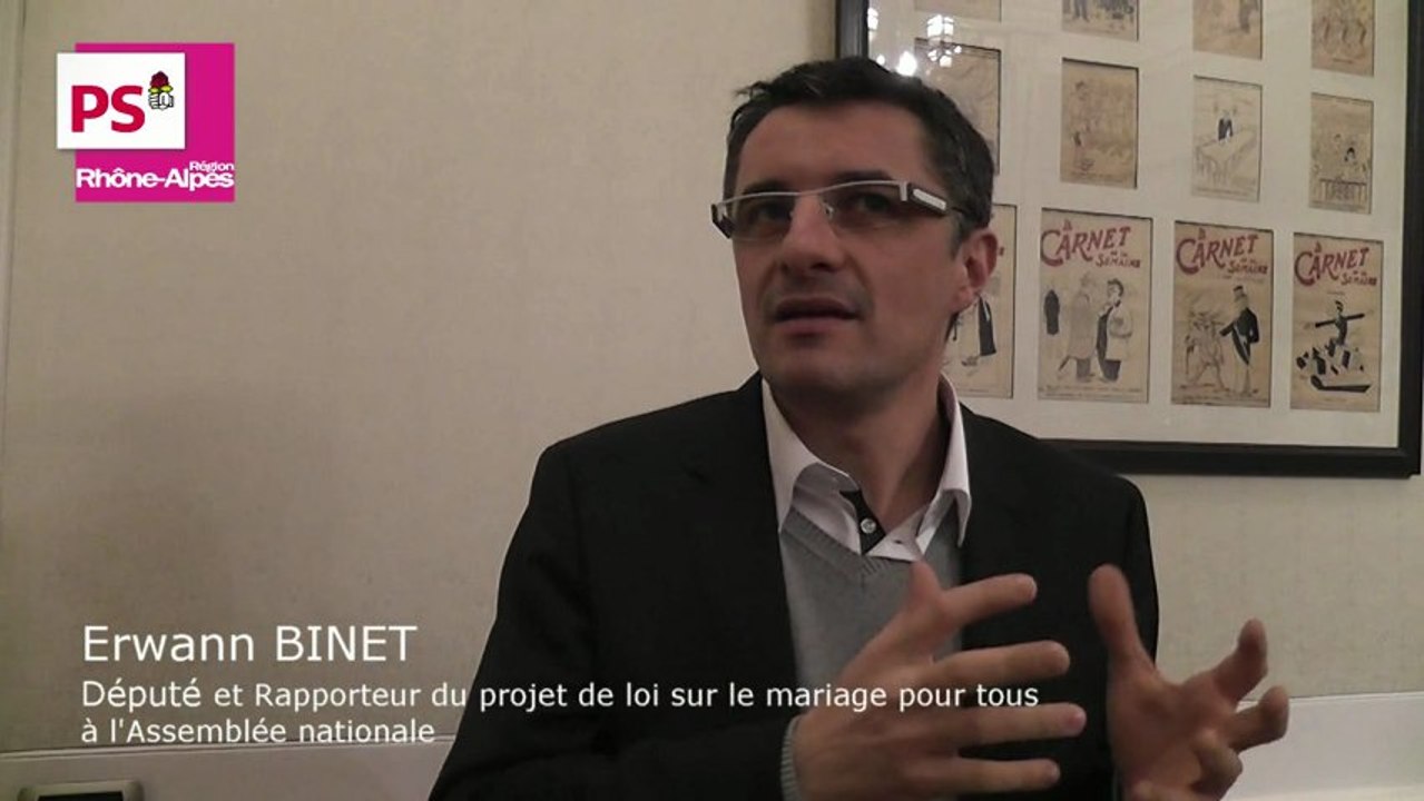 Mariage pour tous - Erwann BINET
