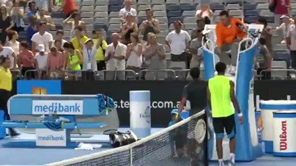 Open d'Australie: Tout au bout de l'effort apres 6 balles de matchs Monfils se qualifie!!!