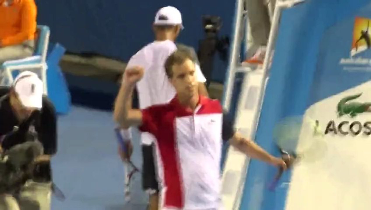 Open d'Australie: Balle de match Gasquet.