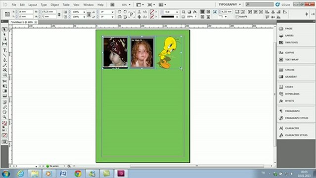 Adobe InDesign da Resim Ekleme Ve Hizalama