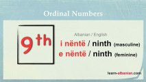 How to learn Albanian ordinal numbers? / Learning Albanian online