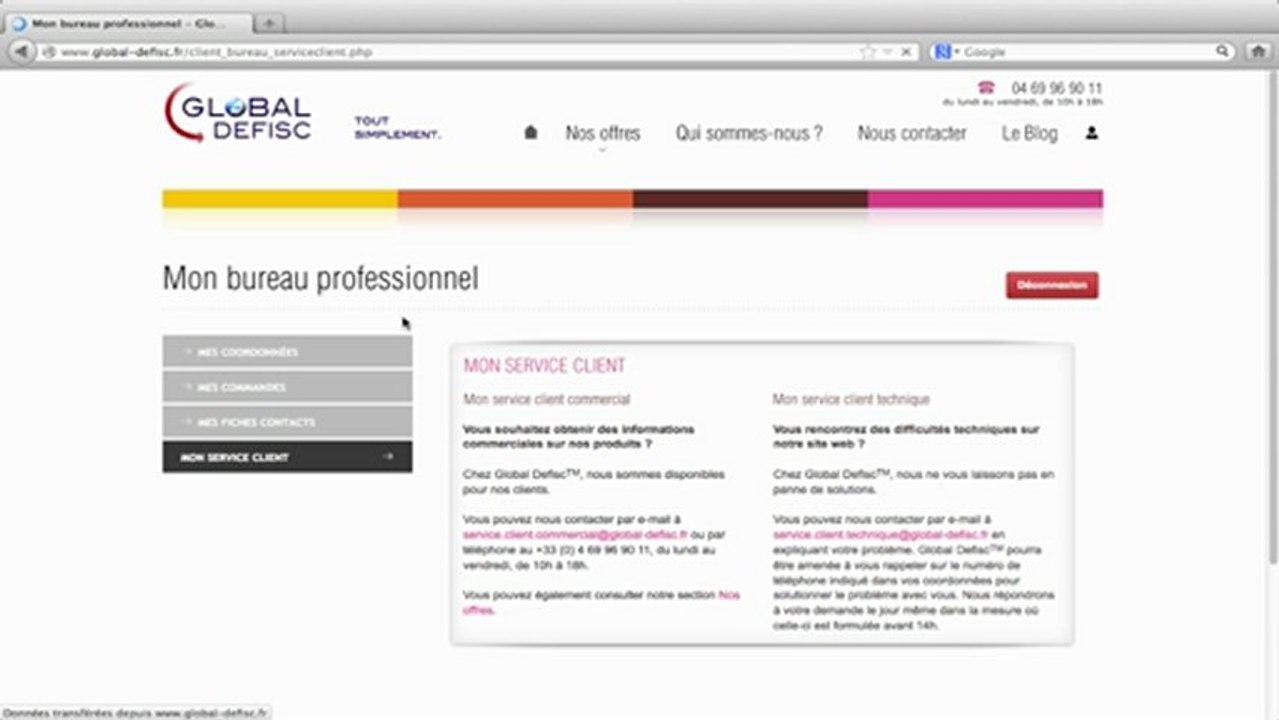 Comment fonctionne mon bureau professionnel ?