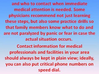 No Room For Panic In A Medical Situation