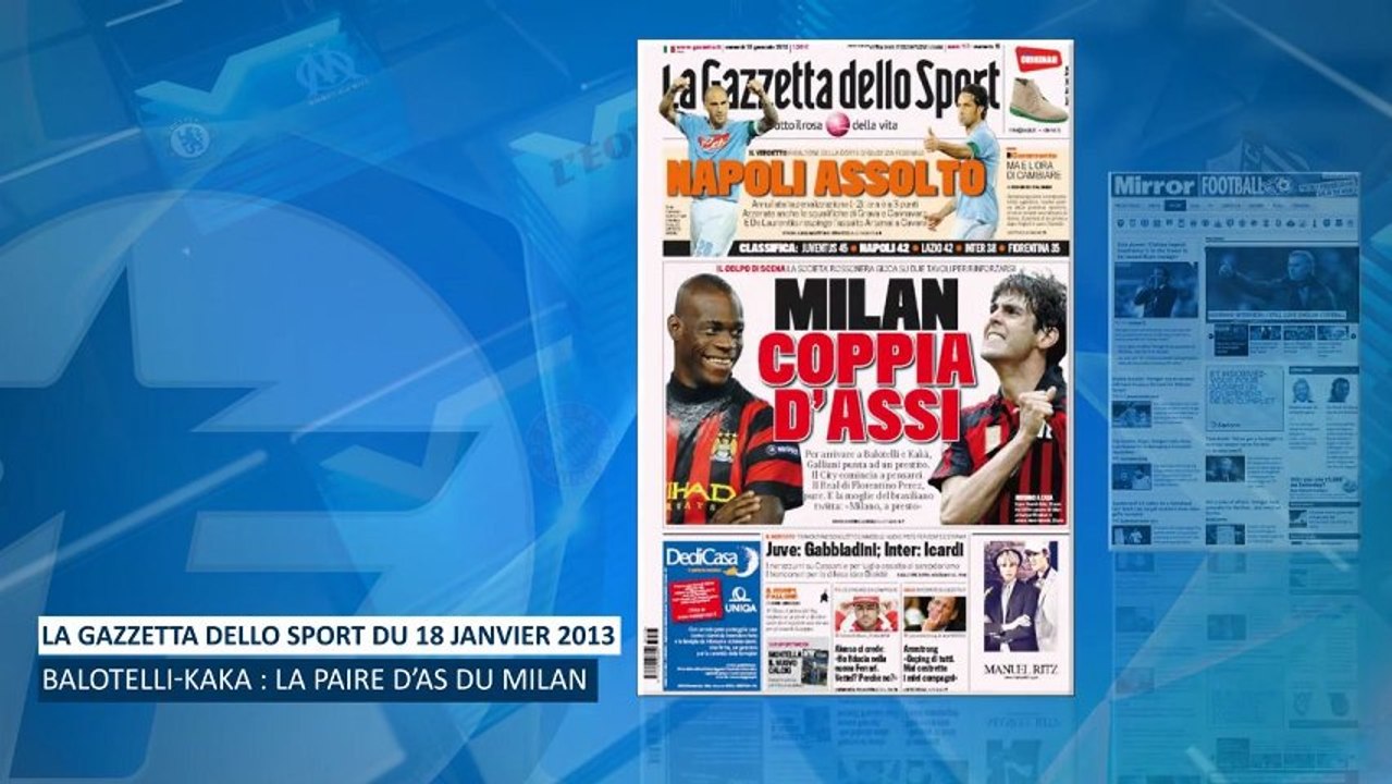 Le transfert de Kaka au Milan affole la presse espagnole et italienne !