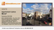 A vendre - appartement - Suresnes (92150) - 3 pièces - 96m