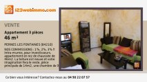 A vendre - appartement - PERNES LES FONTAINES (84210) - 3 pi
