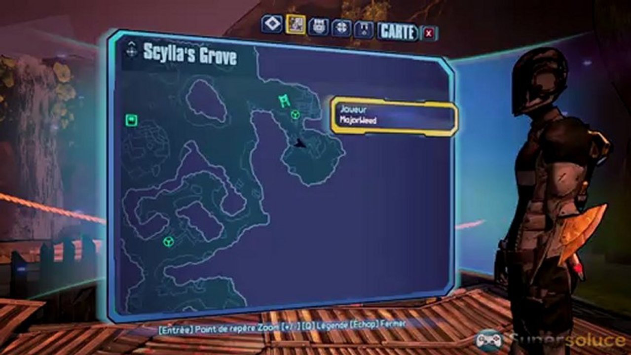 Borderlands 2: La chasse au gros gibier de Sir Hammerlock - Symboles de l'Arche de Scylla's Grove