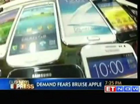 Slowing iPhone 5 sales bruise Apple