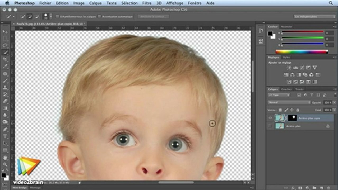 Photoshop CS6 : Améliorer les masques et sélections
