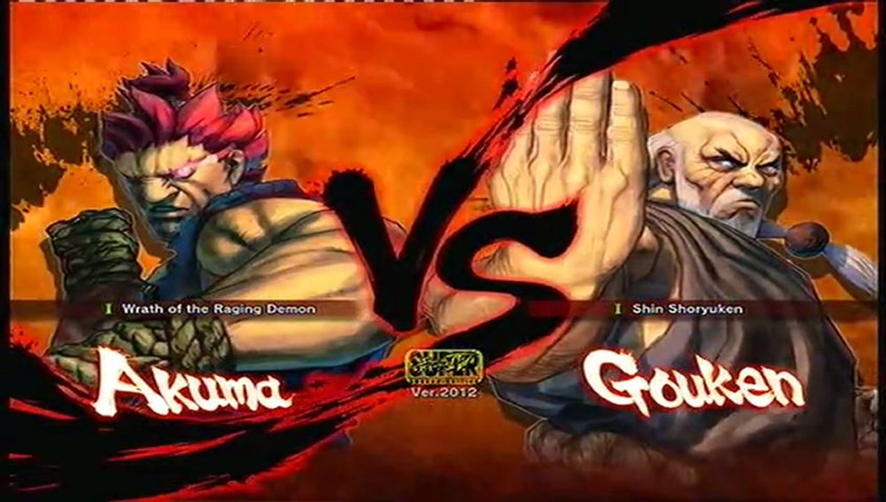 Gouken vs akuma
