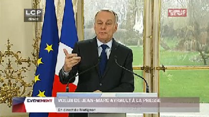 Évènements : Les vœux de Jean-Marc Ayrault à la presse