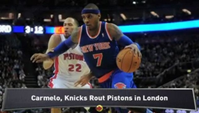 Knicks Win in London; Heat Drop Lakers