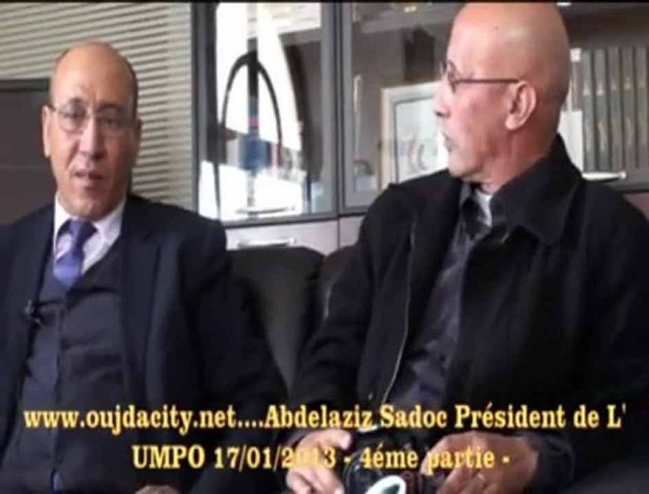 Abdelaziz Sadoc président de l'université mohammed premier  a oujda  / point de presse a propos du boycotages des examens a l'université - 4éme partie -