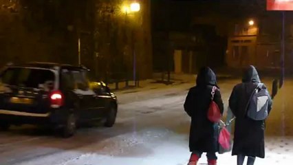 Coutances sous la neige, 18 janvier 2013