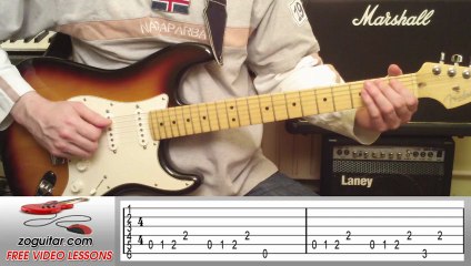 Aerosmith - Walk This Way (intro riff) + TAB