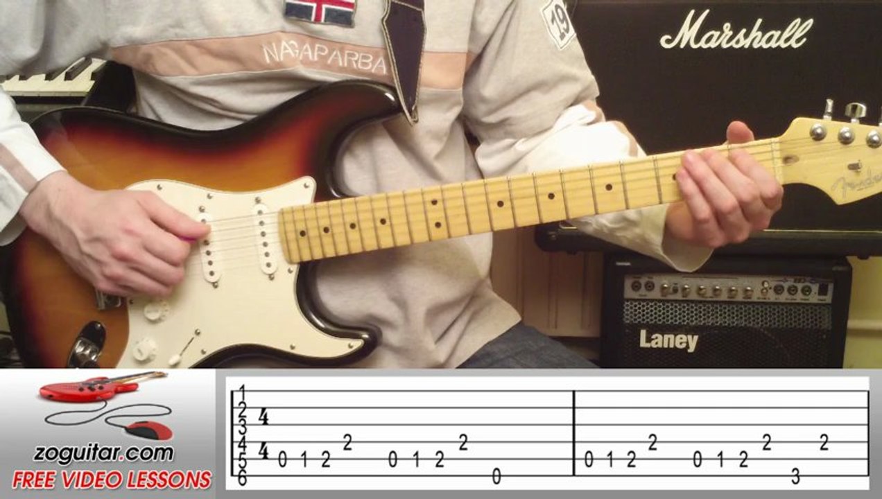 Aerosmith - Walk This Way (intro riff) + TAB