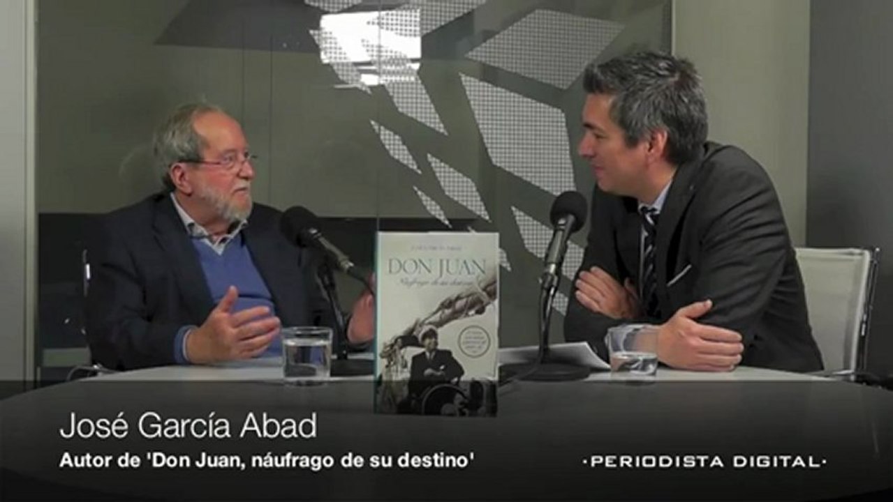 José García Abad , autor de 'Don Juan, náufrago de su destino'. 21-1-2013