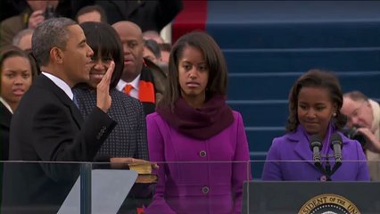 Obama publicly sworn in for second term