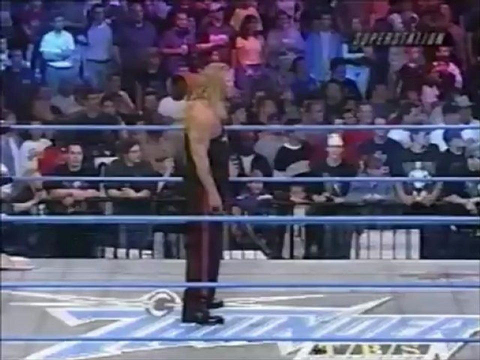 The blood does not fall on Kevin Nash