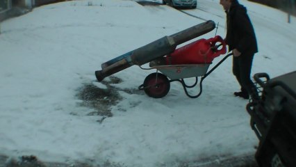 Souffleuse à neige fait maison