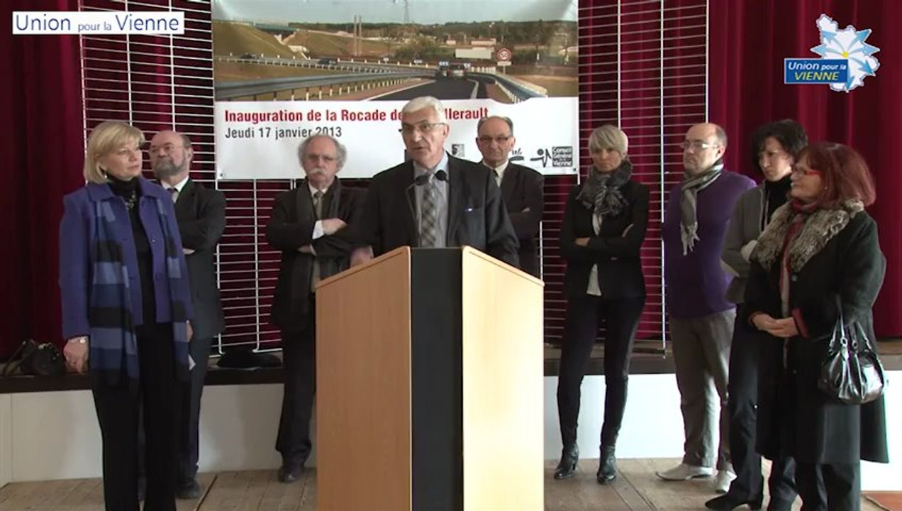 Inauguration du dernier tronçon de la Rocade Est de Châtellerault