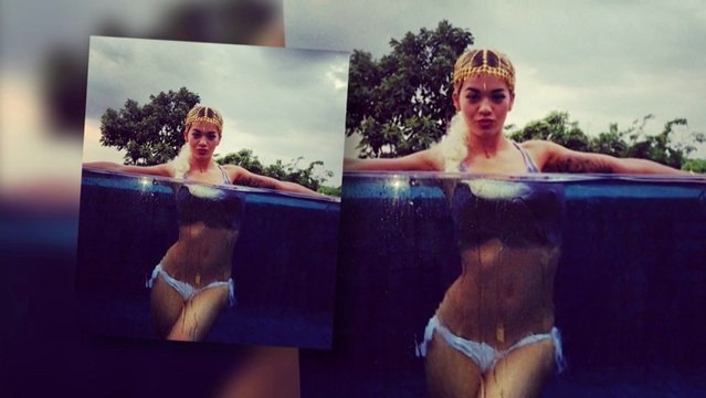 Rita Ora Flaunts Her Figure in a Bikini Again