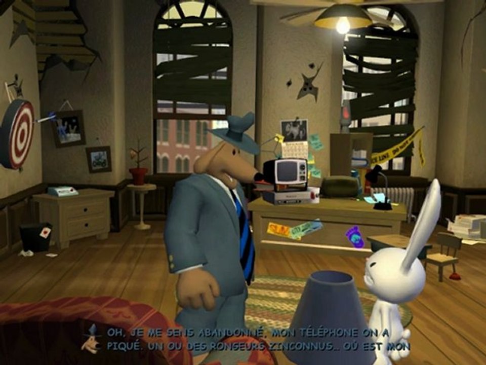 Sam et Max Choc Culturel 1) Interrogatoire du rat