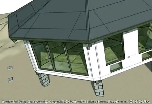 Topsider Homes Prefab Stilt Home Animated House Assembly
