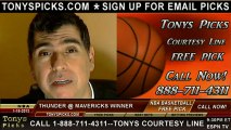 Dallas Mavericks versus Oklahoma City Thunder Pick Prediction NBA Pro Basketball Odds Preview 1-18-2012