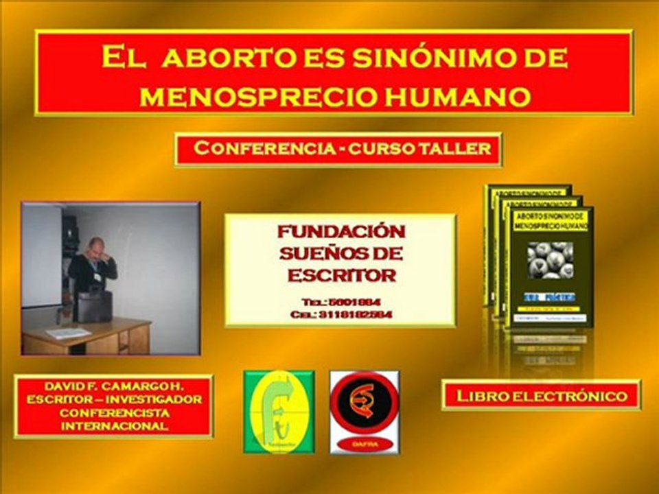 ABORTO SINONIMO DE MENOSPRECIO HUMANO