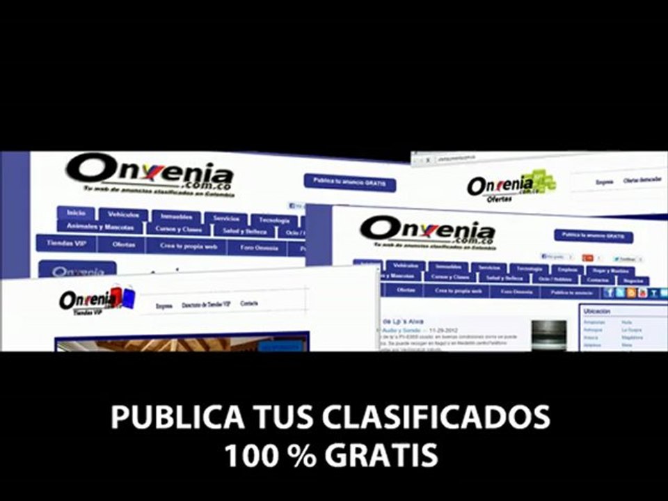Publicar Anuncios Clasificados Gratis -Onvenia-