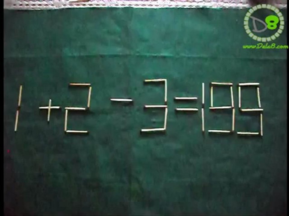 Truc matematic  1+2-3=199
