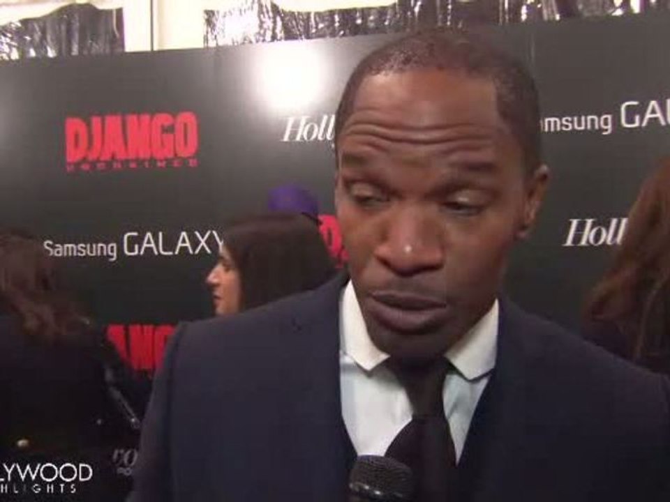 Watch Jamie Foxx & Leonardo Dicaprio at the Django Unchained premiere in New York City