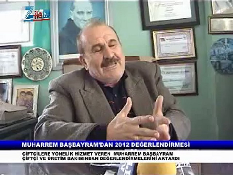 MUHARREM BAŞBAYRAM DAN 2012 DEĞERLENDİRMESİ