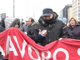 Napoli - La protesta dei disoccupati (18.01.13)