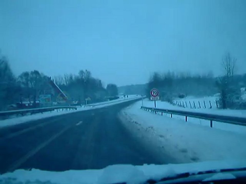 Beauvais/Beauvaisis : la neige est tombée à gros flocons