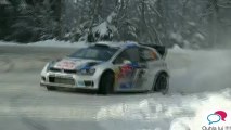 Grosse attaque Sébastien Ogier Rally Monte Carlo 2013 ES11 Saint Jean en Royans