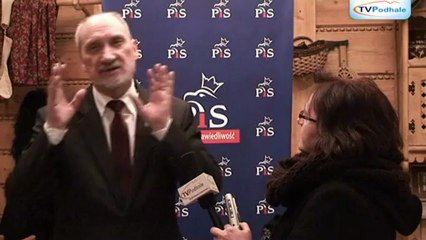 Poseł Antoni Macierewicz specjalnie dla Radia "Alex" i TVPodhale.info