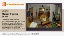 A vendre - maison - Carpentras Nord (84200) - 4 pièces - 94
