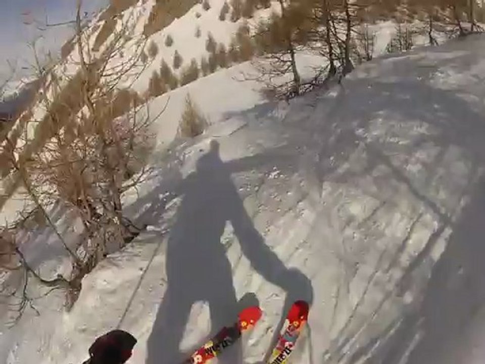 Ski, Les Orres - Suite descente Grand'cabane