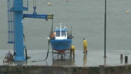 Inicio ciclogénesis explosiva costa Asturias 19 enero