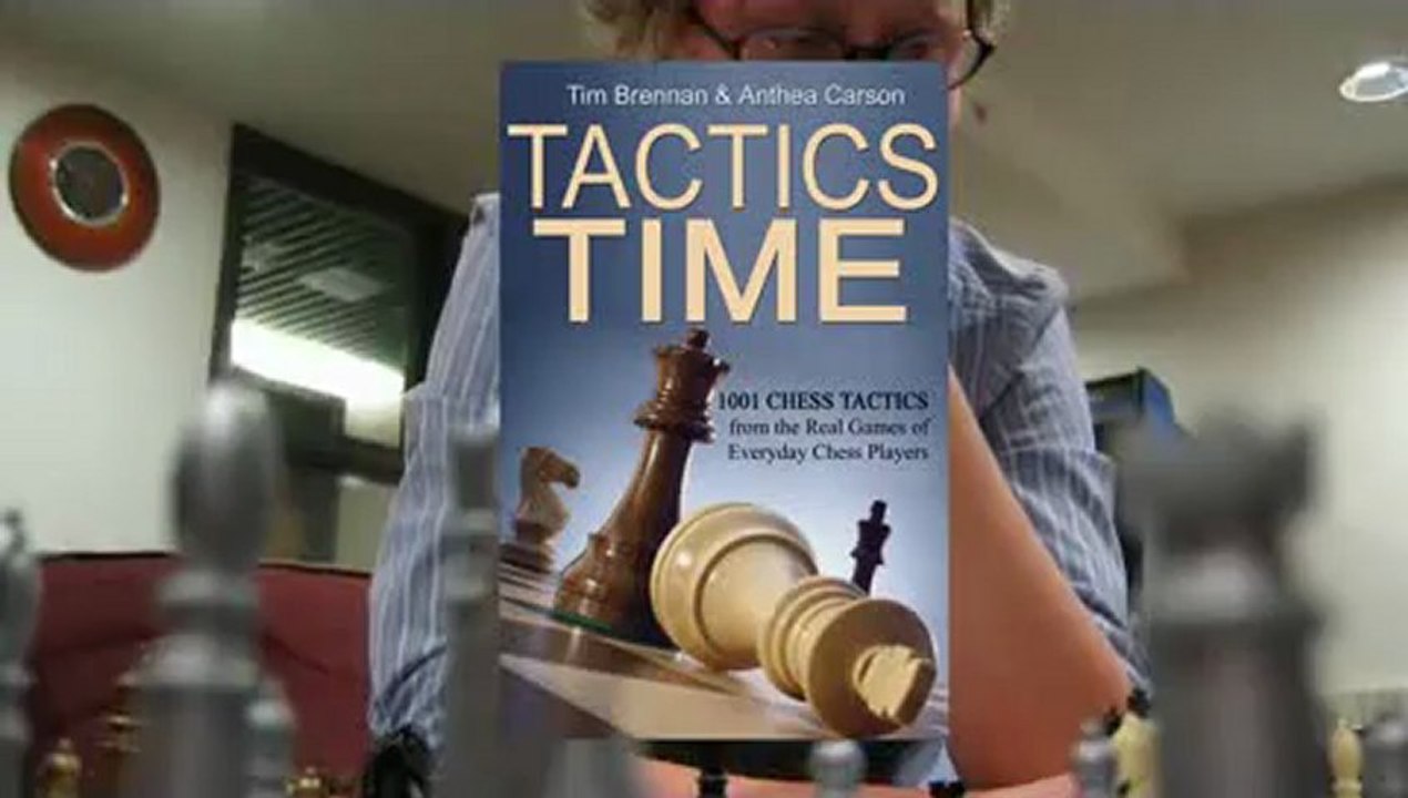 Book trailer for Tactics Time! 1001 Chess Tactics from the Games of Everyday
