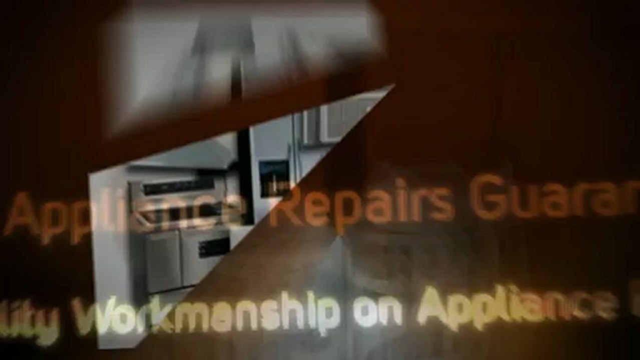 Appliance Repair - Los Angeles Call 310-775-2630