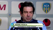 Conférence de presse AC Arles Avignon - GFC Ajaccio : Pierre MOSCA (ACA) - Jean-Michel  CAVALLI (GFCA) - saison 2012/2013